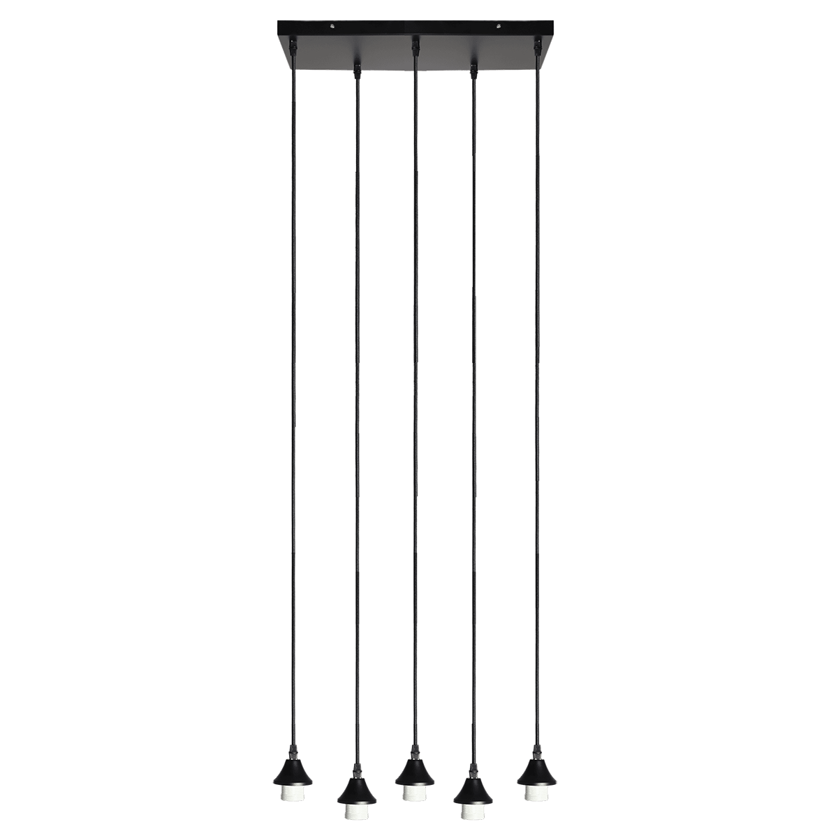 Hanglamp Vilmar 5M 5 lichts zwart