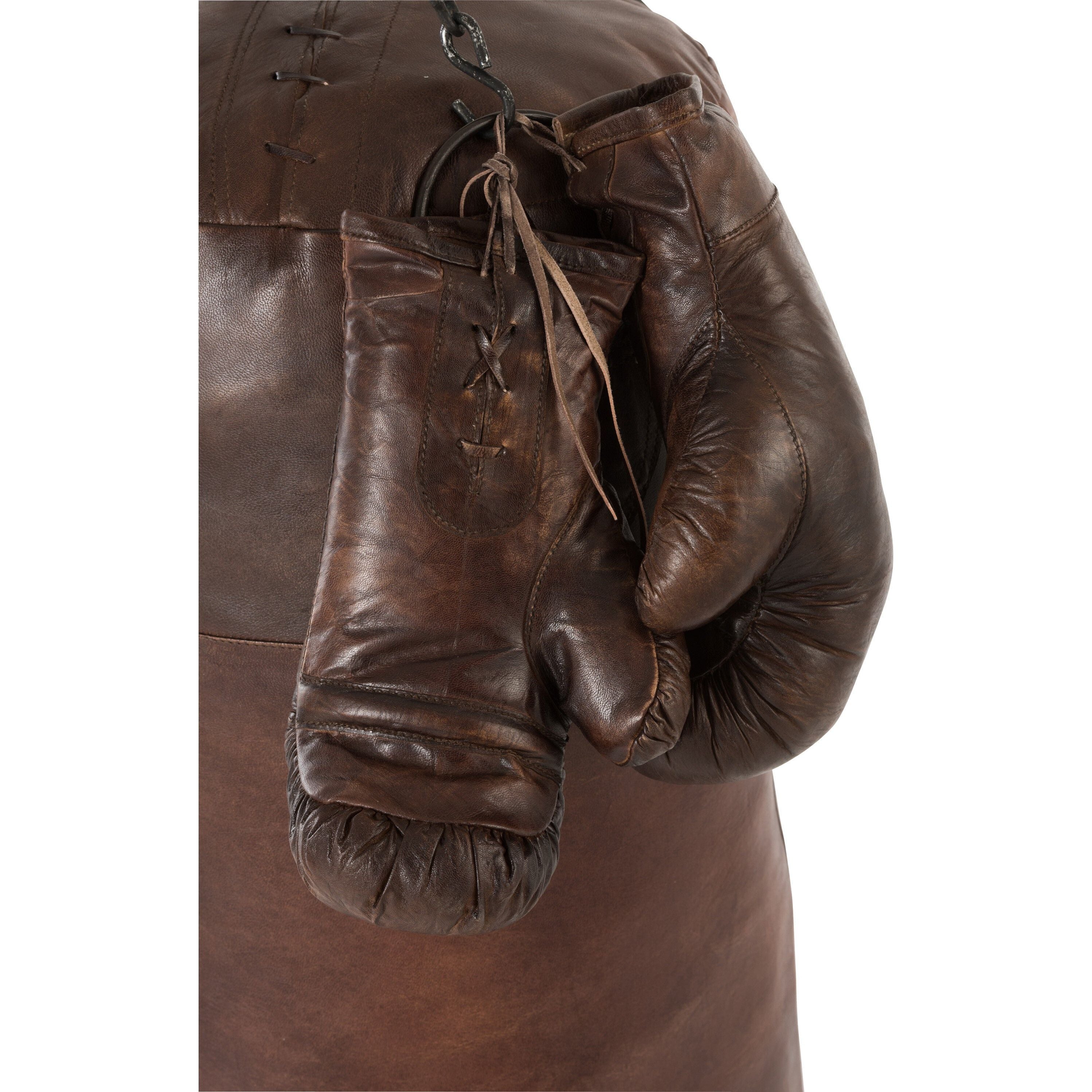 Boxing Gloves Leather Brown