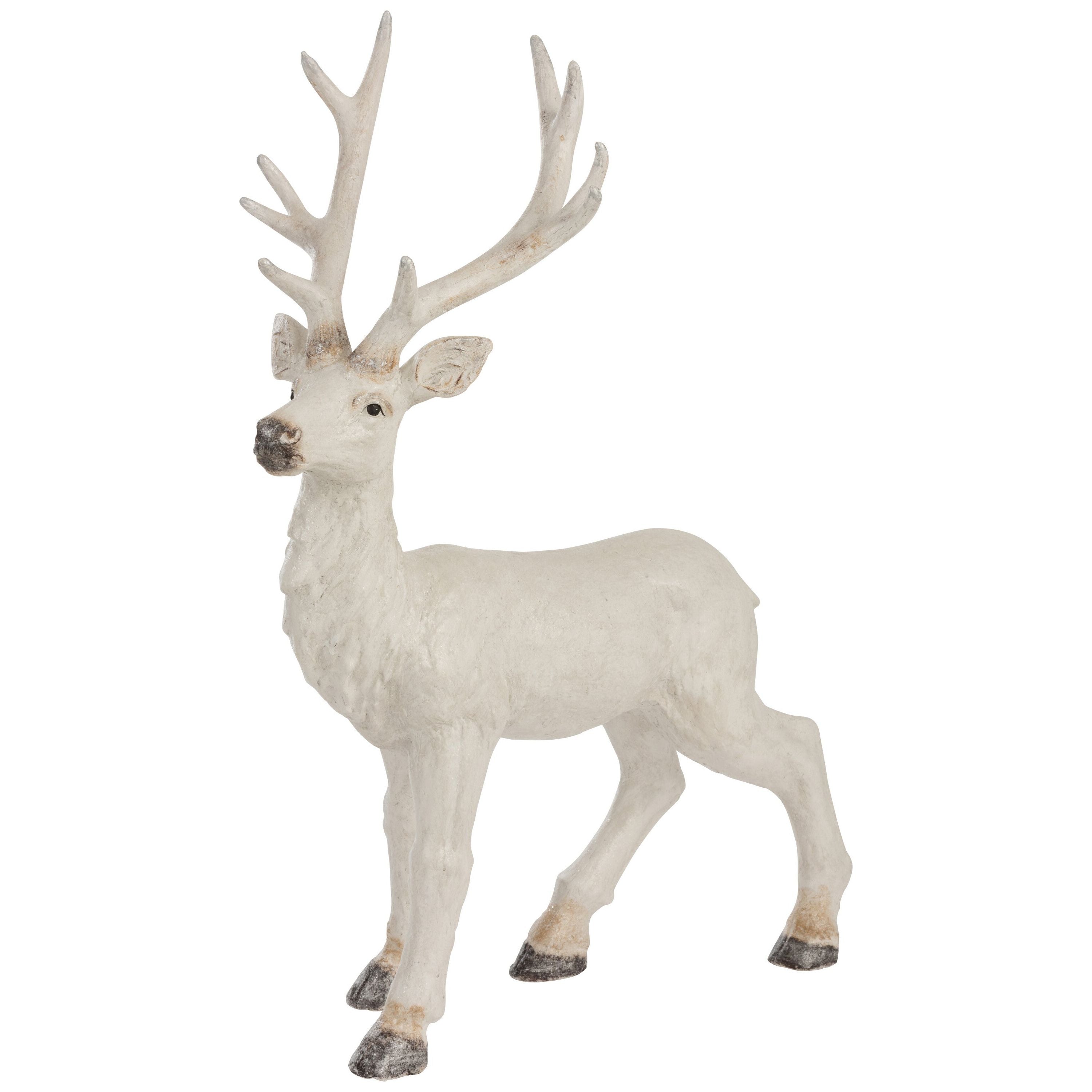 Deer Standing Magnesium White