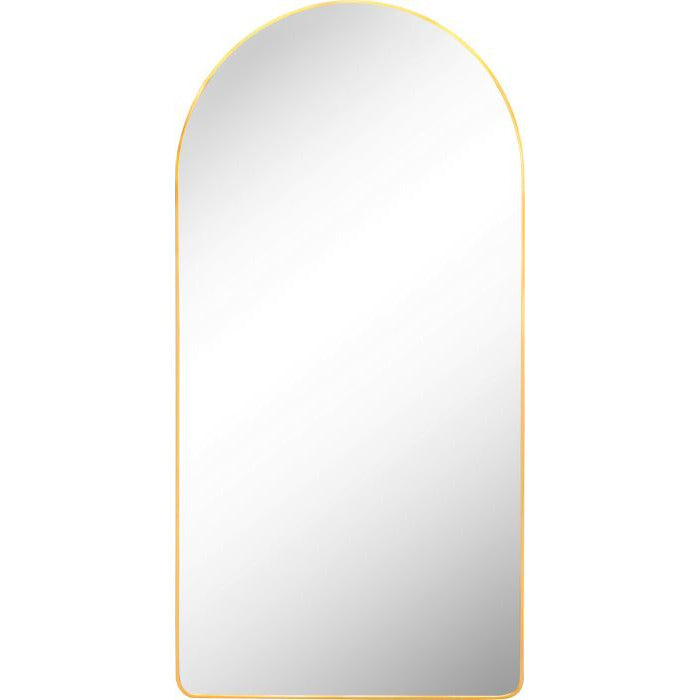 Mirror with aluminum frame 80x160cm. Gold
