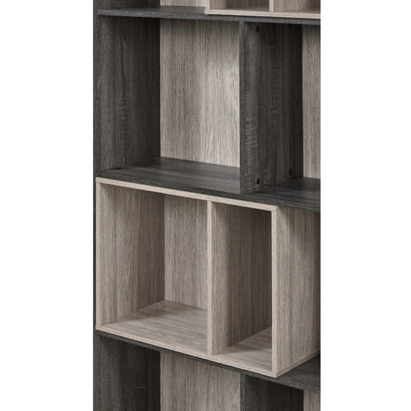 Compartment cupboard | Furniture series Moon | Light gray and dark gray |