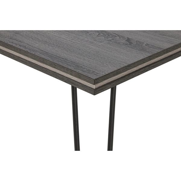 Dining table | Furniture series Moon | Light gray and dark gray |