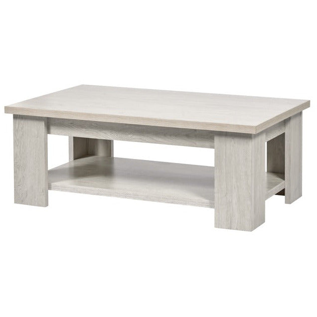 Coffee table | Furniture series Glory | Light gray | 111x66x42