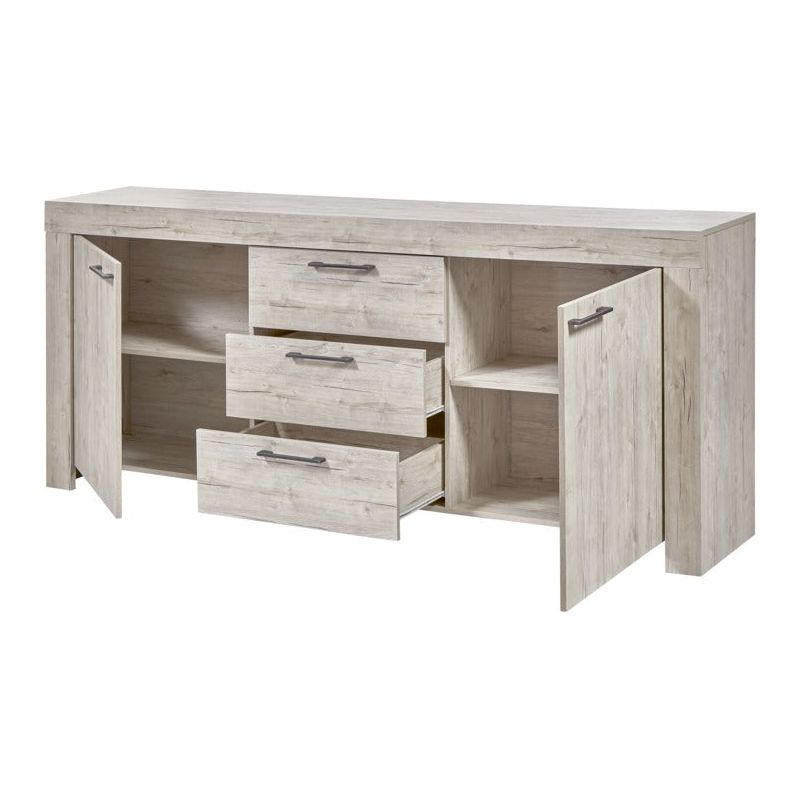 Dresser | Furniture series Rogon | Light gray | 210x43x90