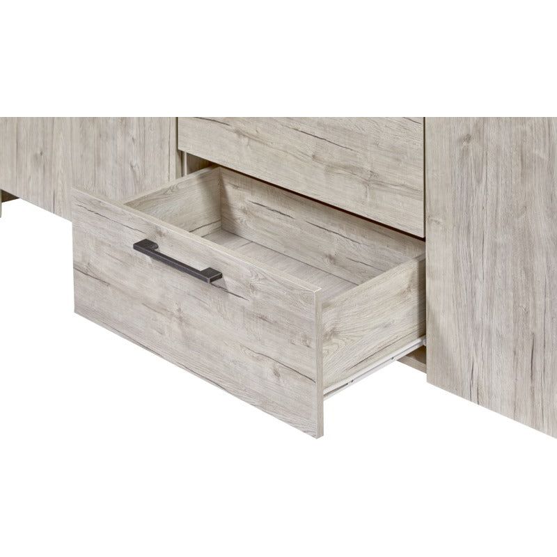 Dresser | Furniture series Rogon | Light gray | 210x43x90