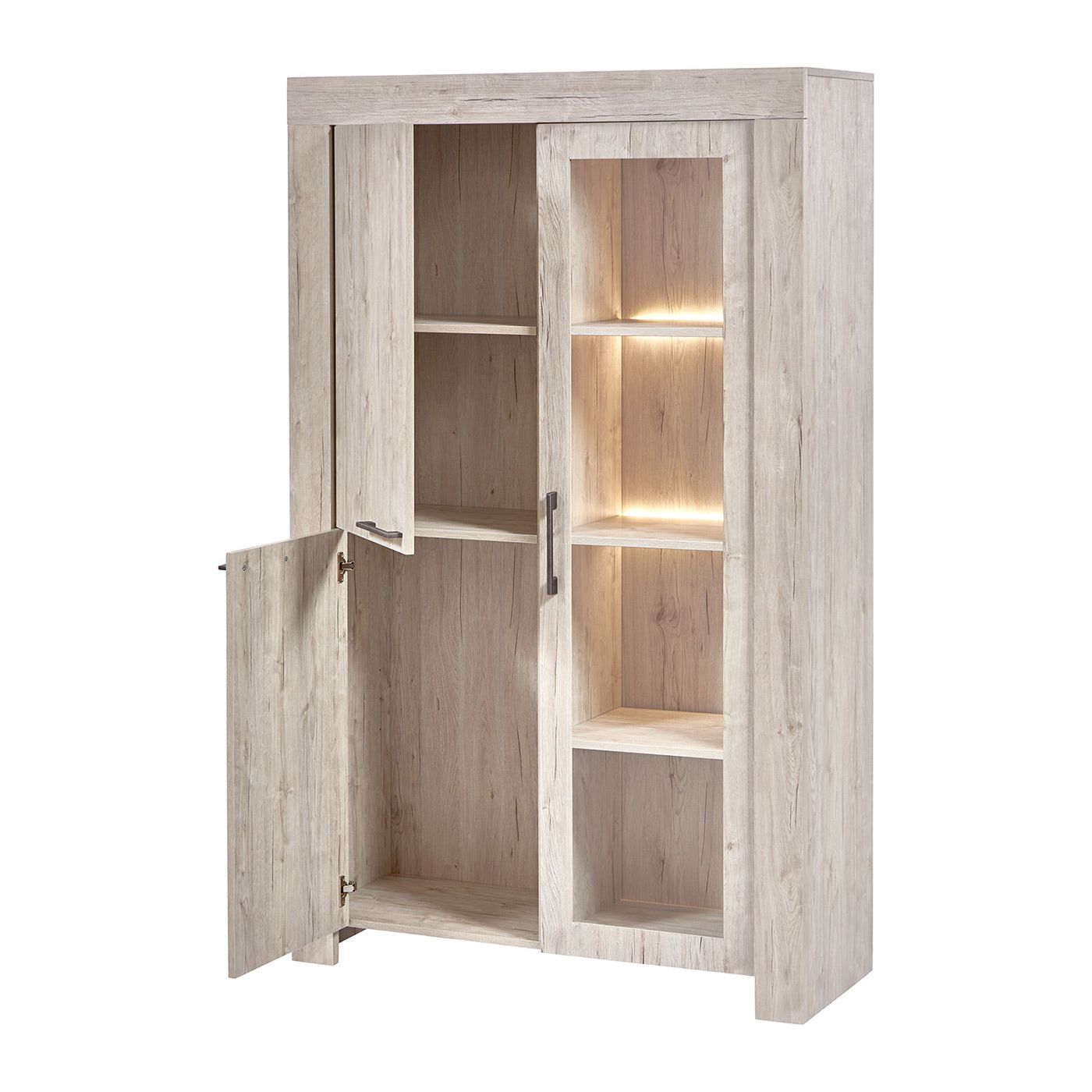 Wall cabinet with LED lighting | Furniture series Rogon |