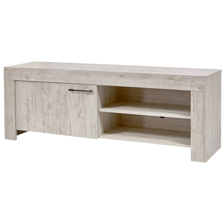 TV cabinet | Furniture series Rogon | Light gray | 155x43x55