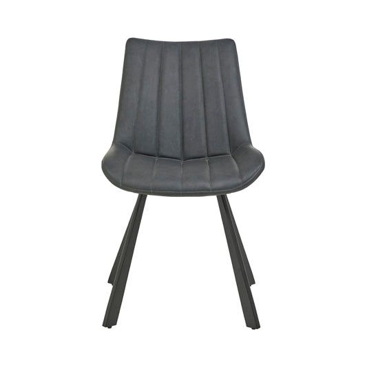 Dining room chair | Furniture series Odin | Anthracite | 47x50x85