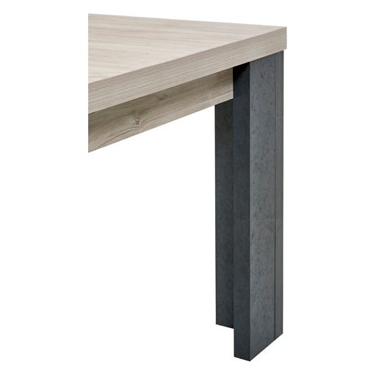Dining table | Furniture series Odin | Anthracite, natural | 180x100