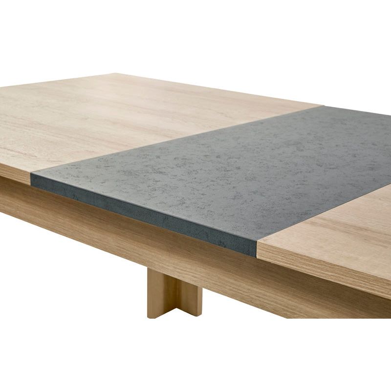 Dining table | Furniture series Costas | Anthracite, natural | 170x