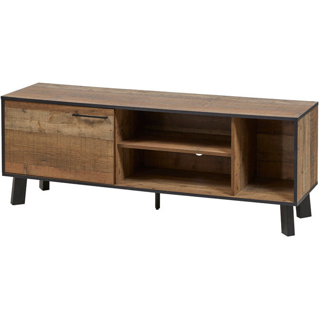 TV cabinet | Furniture series Tibia | brown, natural | 150x40x
