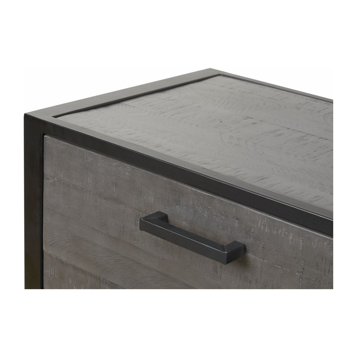 Dresser | Furniture series Micras | Dark gray, black | 220x
