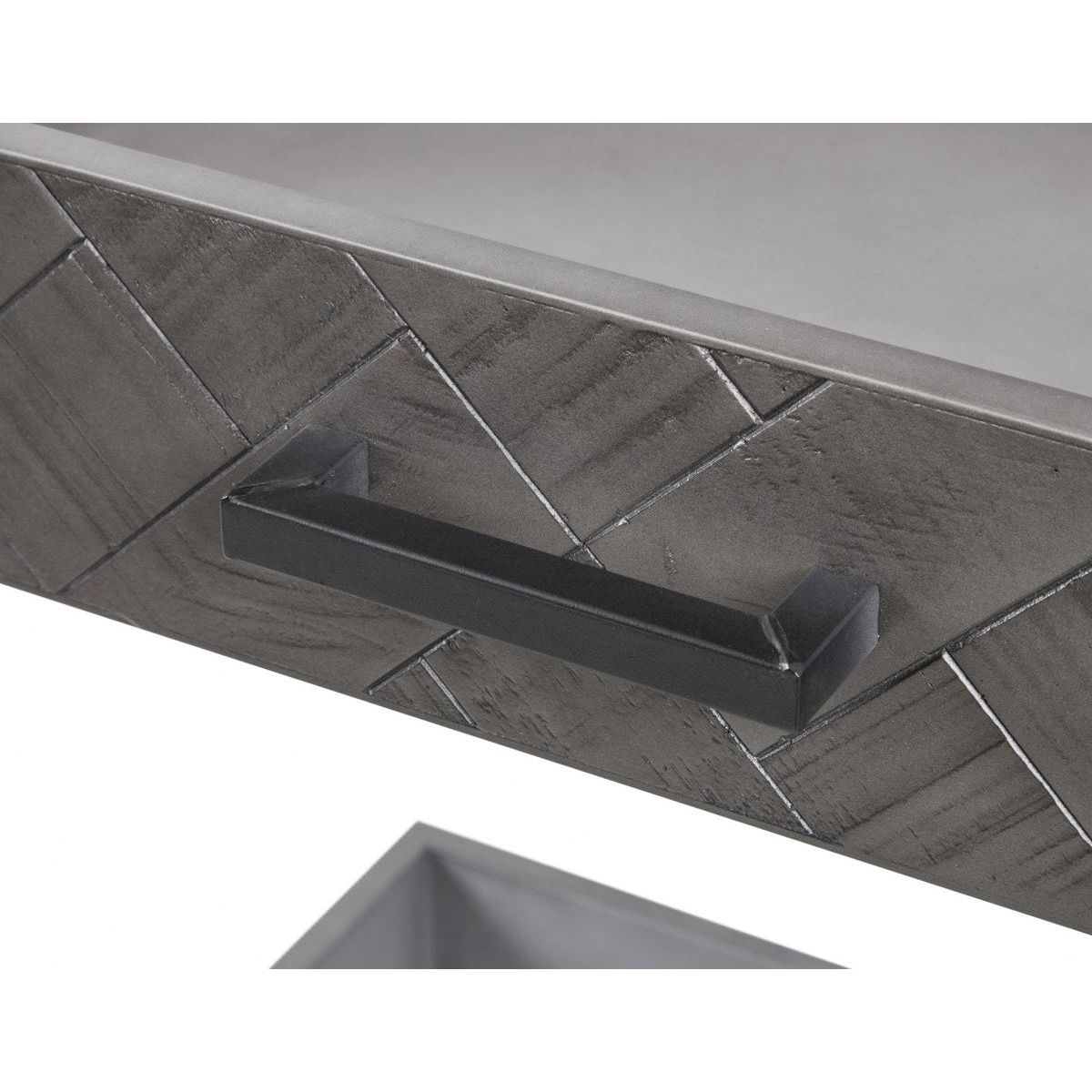 Wall rack | Furniture series Micras | Dark gray, black | 70x51