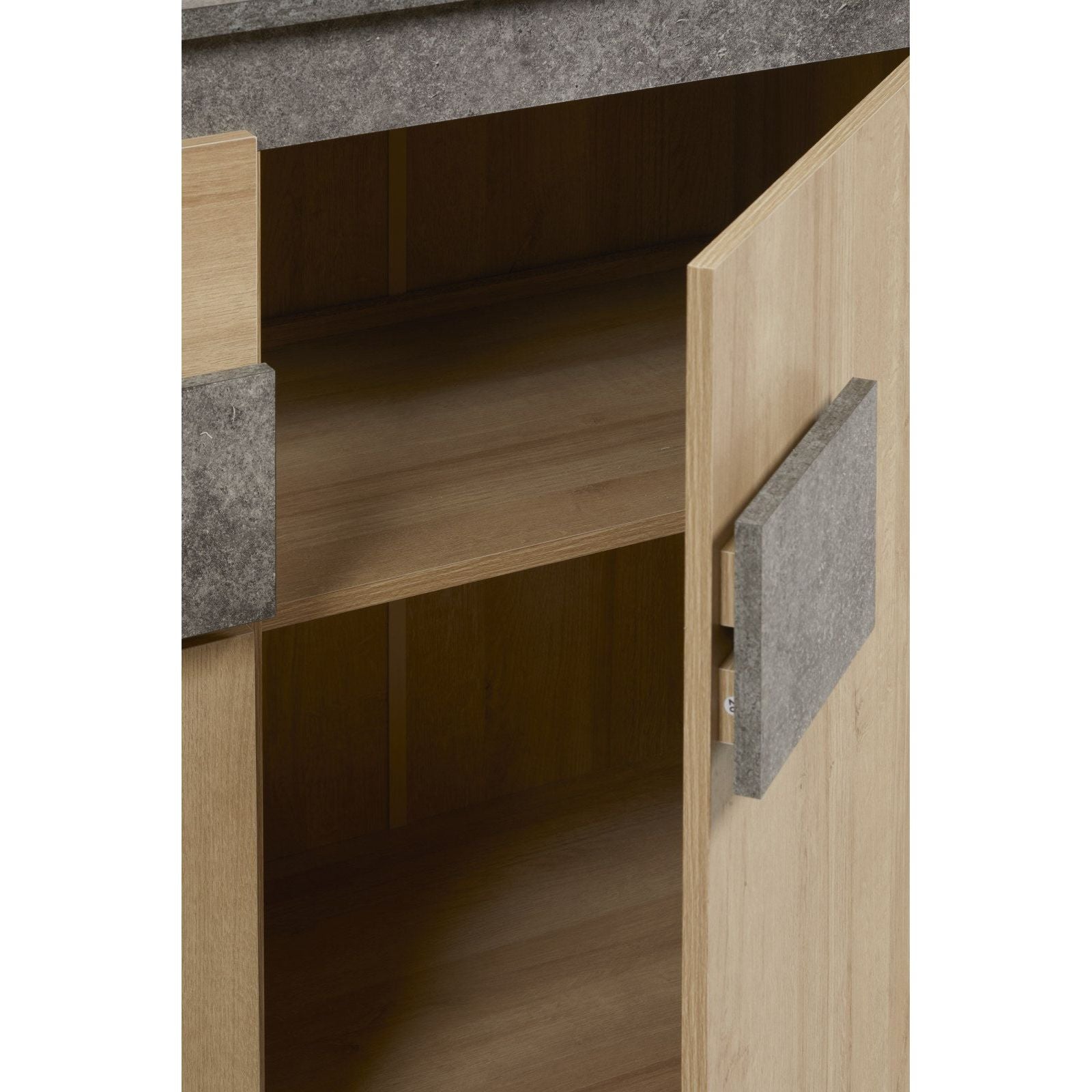 Dresser | Furniture series Ariya | brown, natural, light gray |