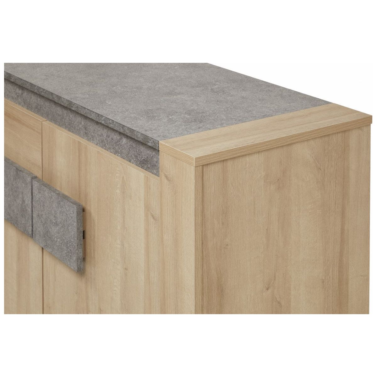Dresser | Furniture series Ariya | brown, natural, light gray |