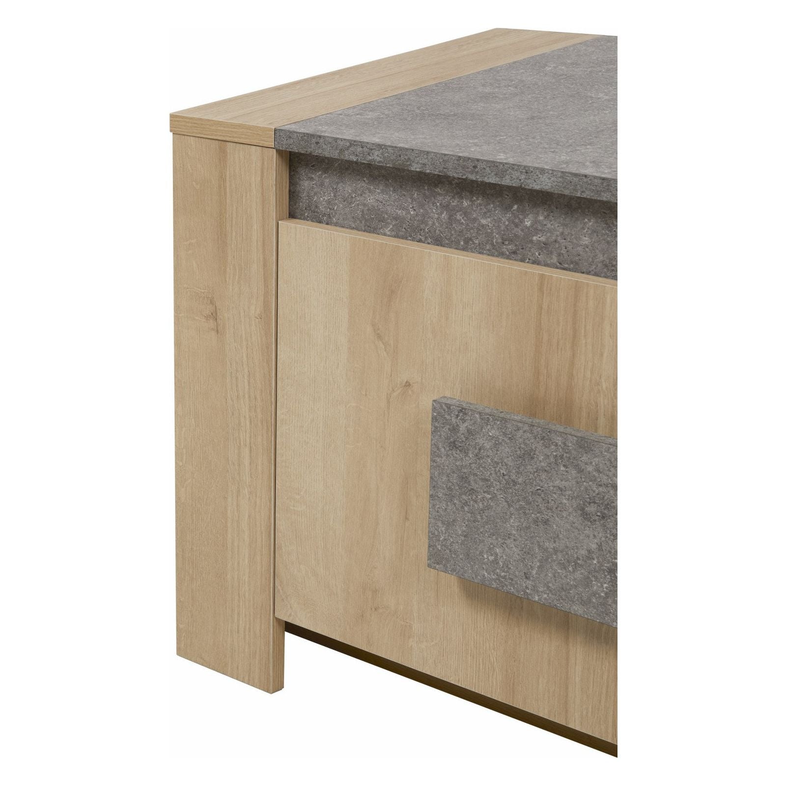 TV cabinet | Furniture series Ariya | brown, natural, light gray |