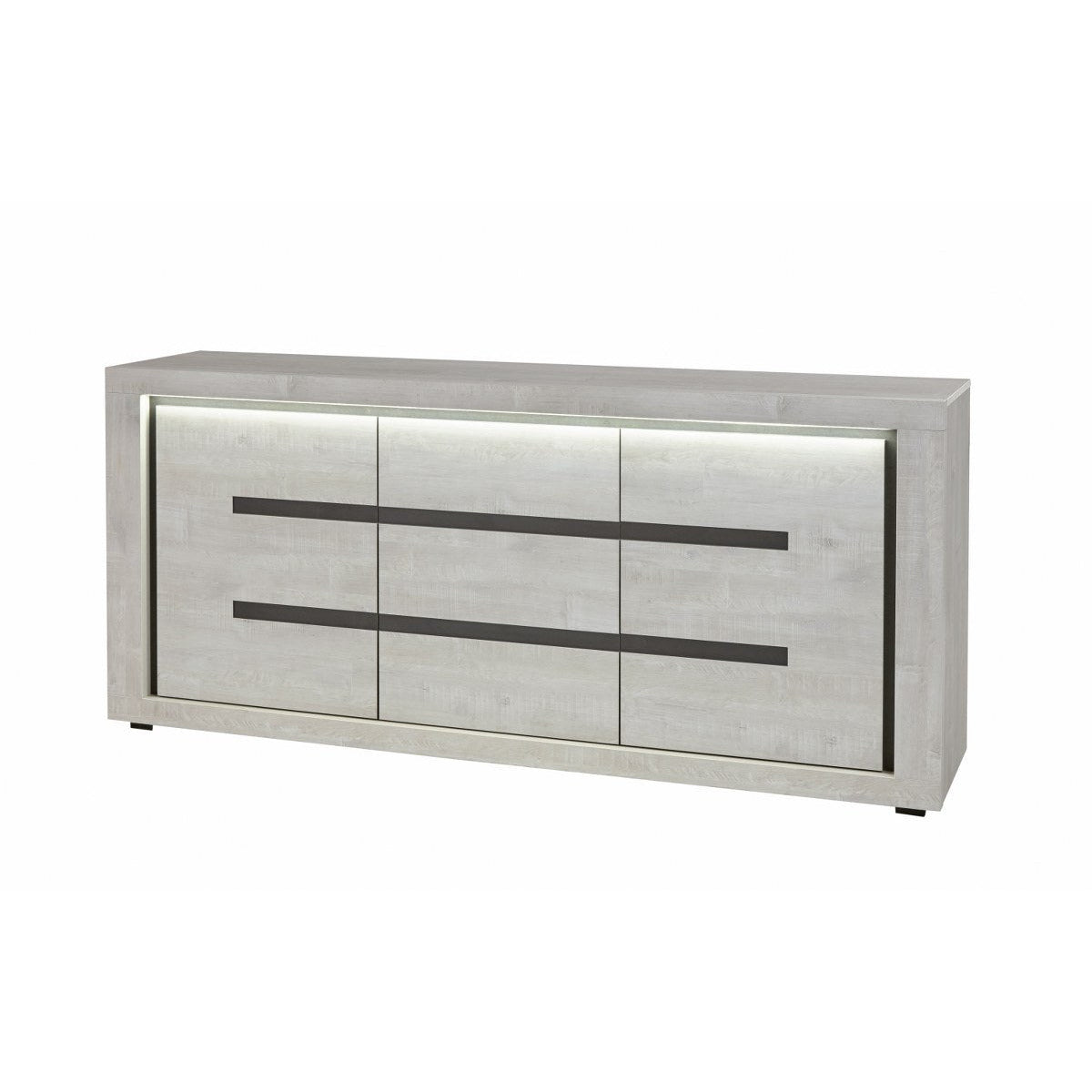 Dresser | Furniture series Vento | light gray, natural | 225x
