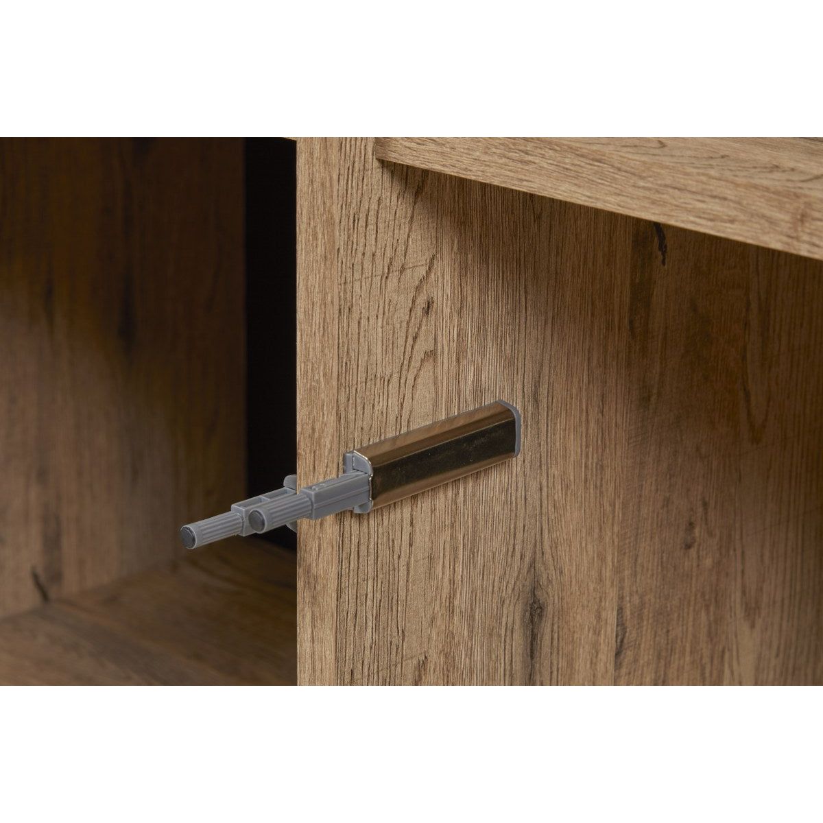 Wall cabinet | Furniture series Manor | brown, natural, black | 101 x
