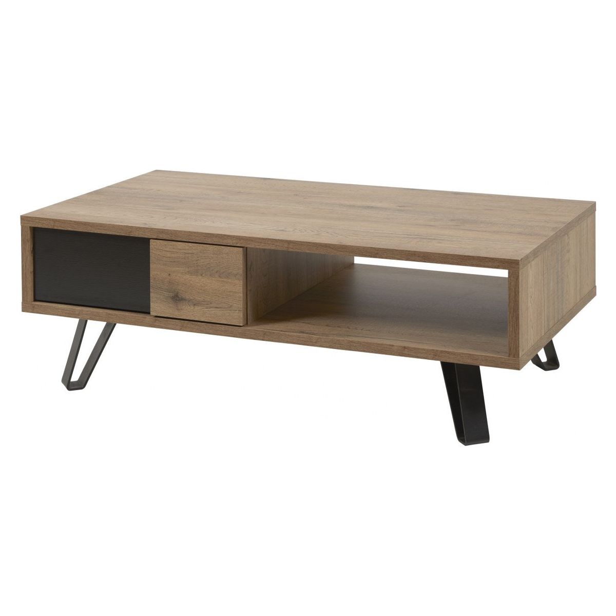 Coffee table | Furniture series Manor | brown, natural, black | 110