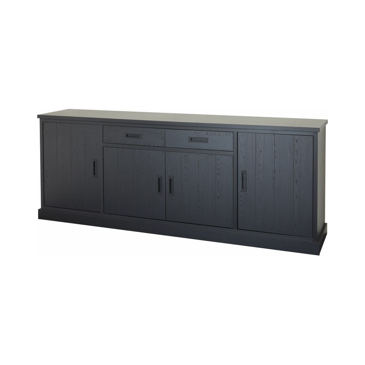 Dresser | Furniture series Sigma | black, natural | 240x50x