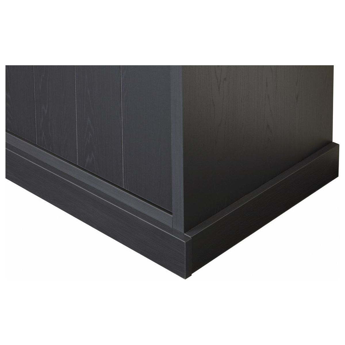 Virinekast | Furniture series Sigma | black, natural | 122x50x