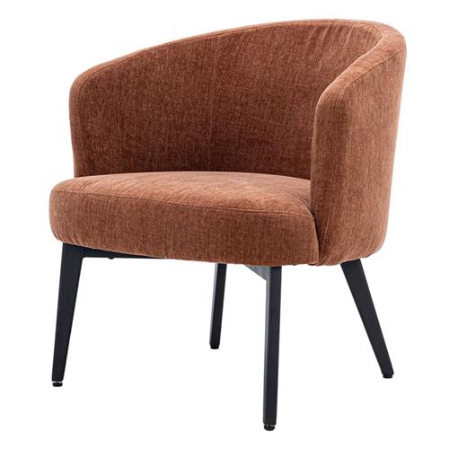 Albi fauteuil - fabric Nature 500 Pearl copper - Fauteuils -