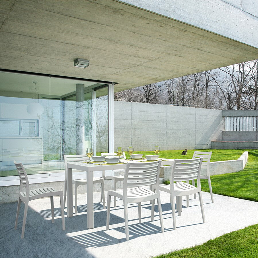 Garbar Arctic rectangular table indoors, outdoors 140x80