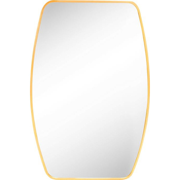 Mirror with aluminum frame 50x75cm. Gold