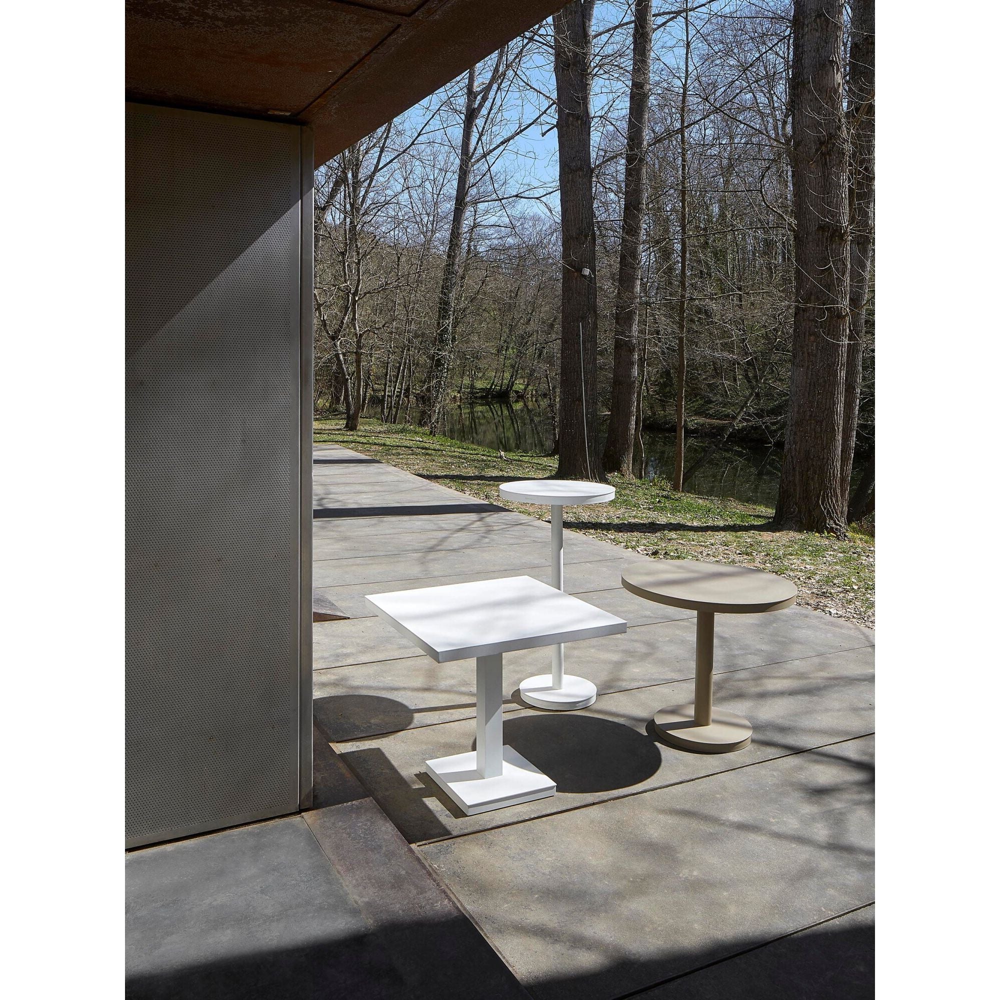 Resol Barcino Square Table indoors, outdoors 90x90 White