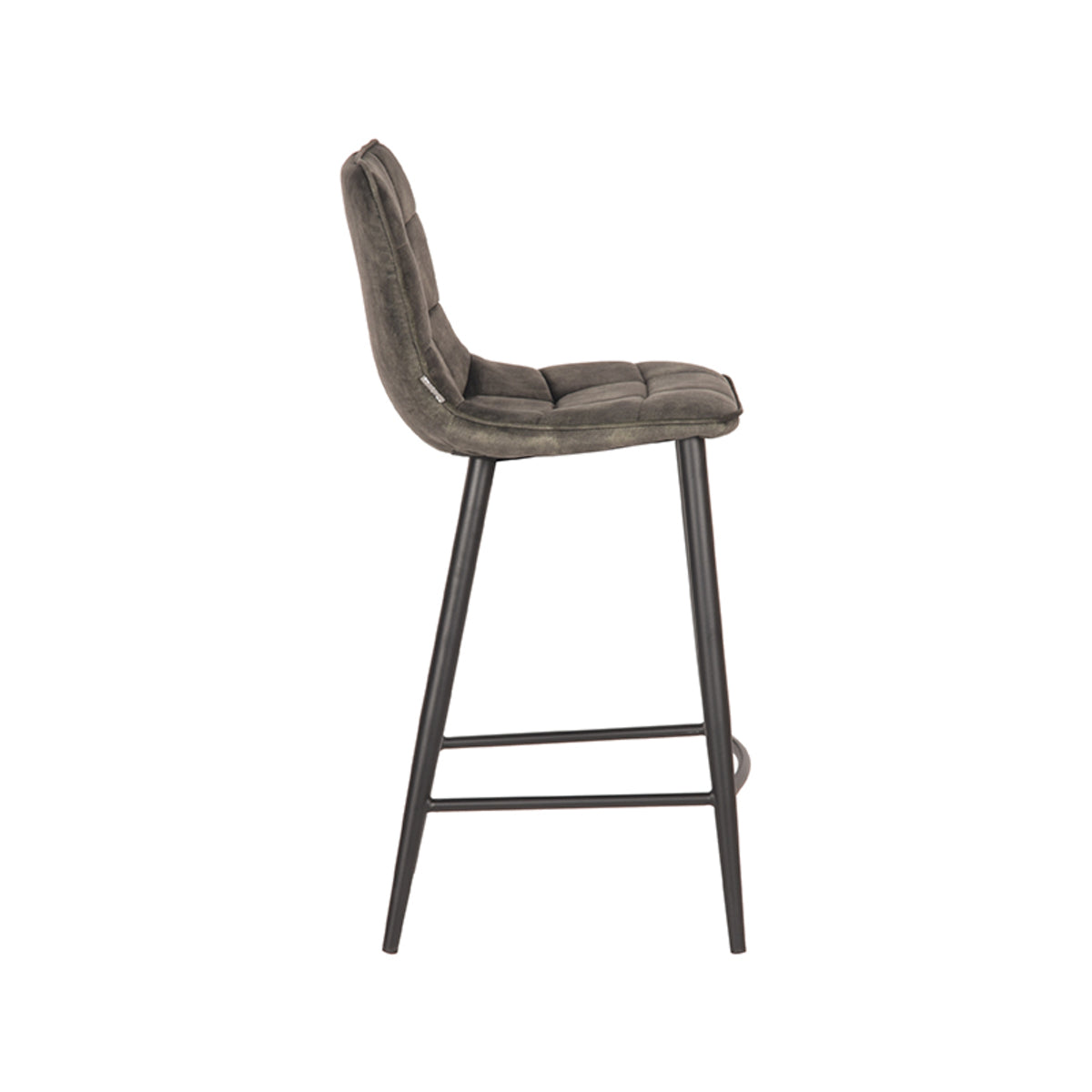 LABEL51 Bar stool Jelt - Hunter - Velours - Seat height 65 |