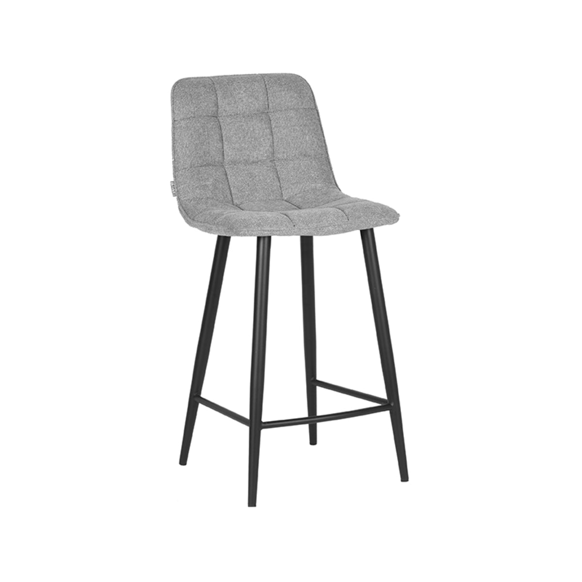 LABEL51 Bar stool Jelt - Zinc - Synthetic - Seat height 65 |