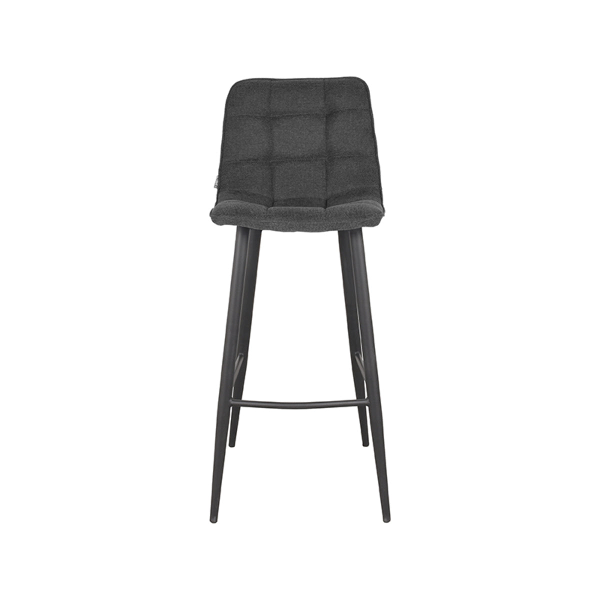 LABEL51 Bar stool Jelt - Anthracite - Synthetic - Seat height
