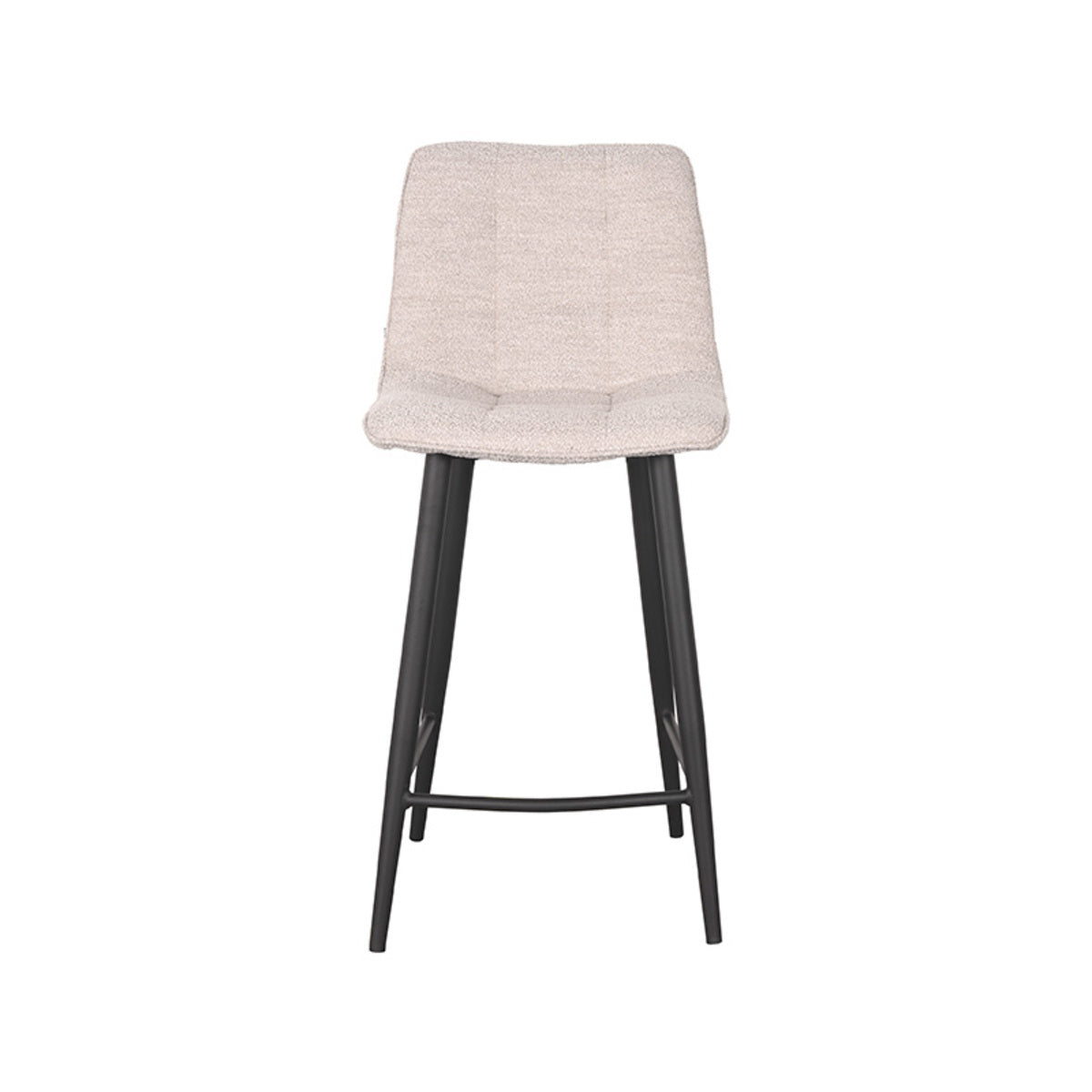 LABEL51 Bar stool Jelt - Natural - Boucle - Seat height 65 |