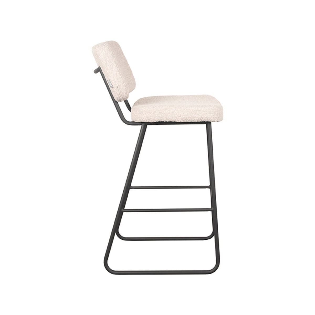LABEL51 Bar stool Noah - Natural - Boucle - Seat height 78 |