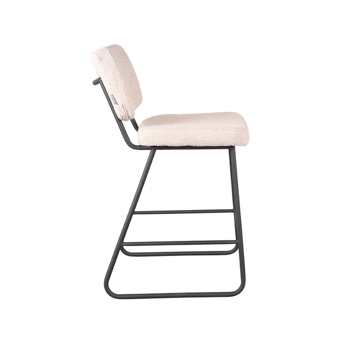 LABEL51 Bar stool Noah - Natural - Boucle - Seat height 65 |