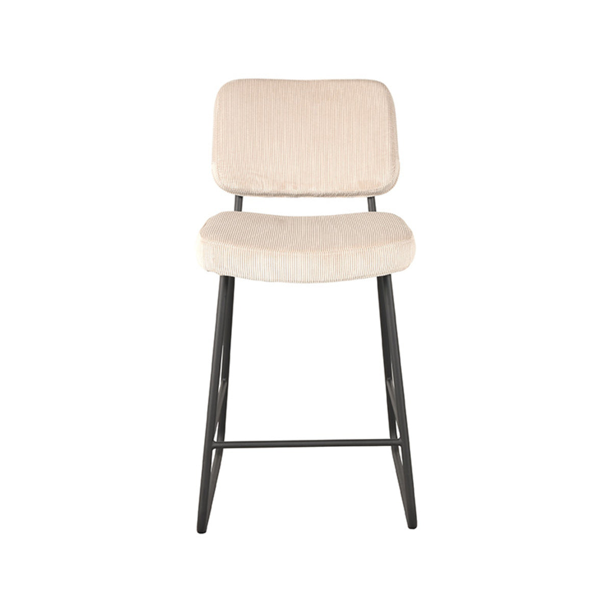 LABEL51 Bar stool Noah - Natural - Ribcord - Seat height 65 |