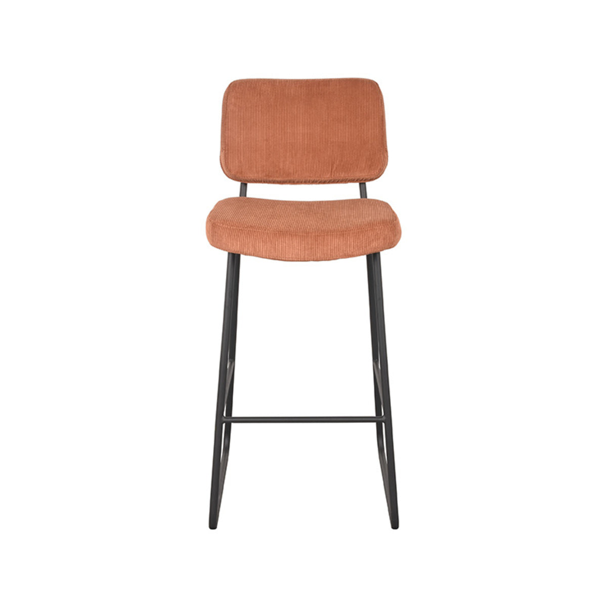 LABEL51 Bar stool Noah - Rest - Ribcord - Seat height 78 | 2 pieces