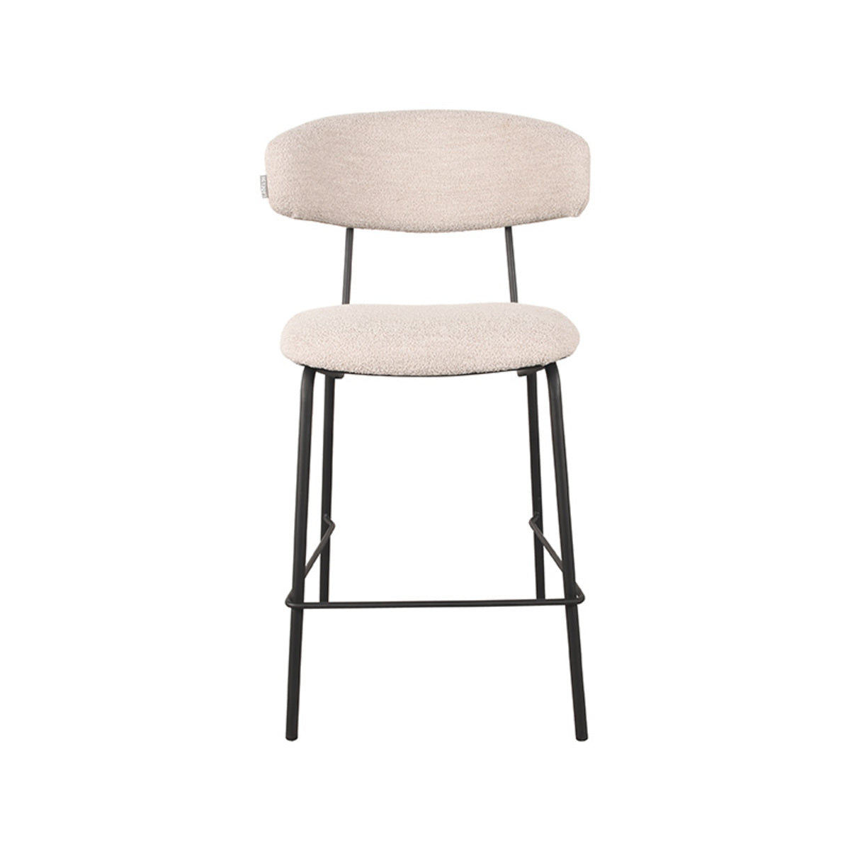 LABEL51 Bar stool Zack - Natural - Boucle - Seat height 65 |