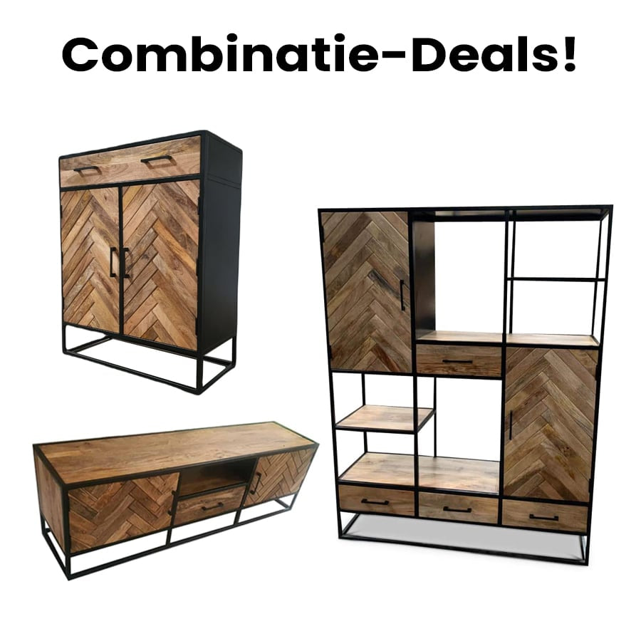 Recife combination deal TV Furniture, Chest of Drawers and Cabinet XL