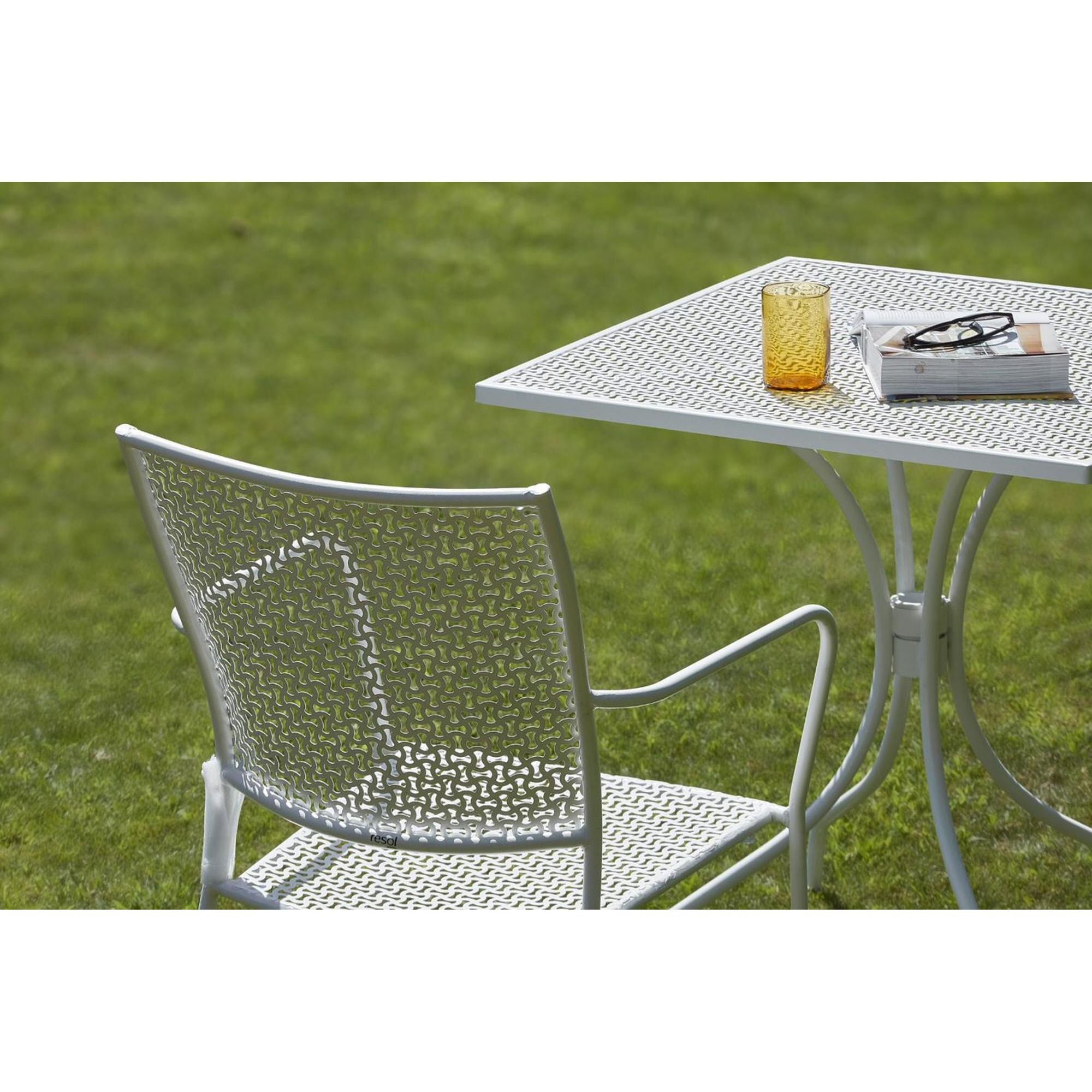 Garbar Egeo Square Table Outdoor 70x70 White