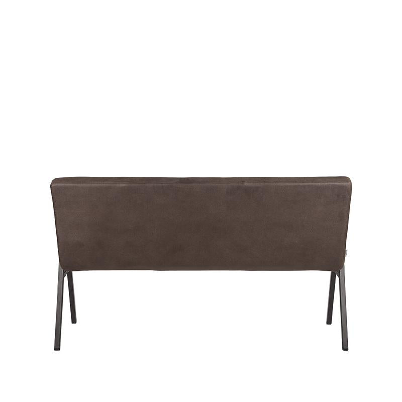LABEL51 Dining room sofa Matz - Anthracite - Microfiber - 145 cm