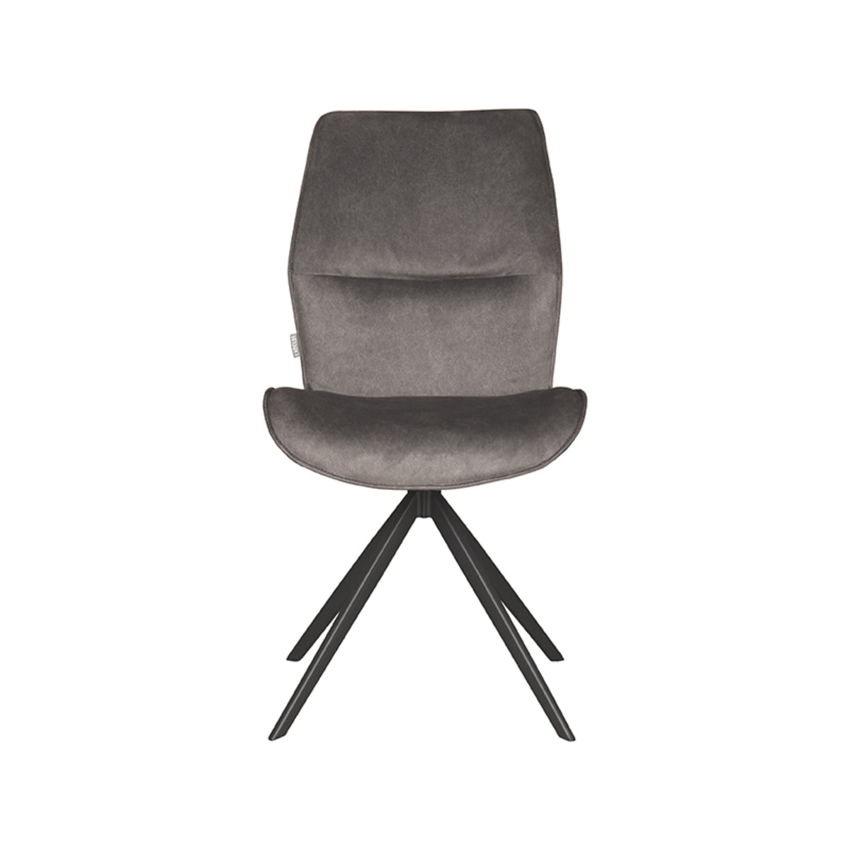 LABEL51 Dining room chair Comfy - Anthracite - Cosmo - Black