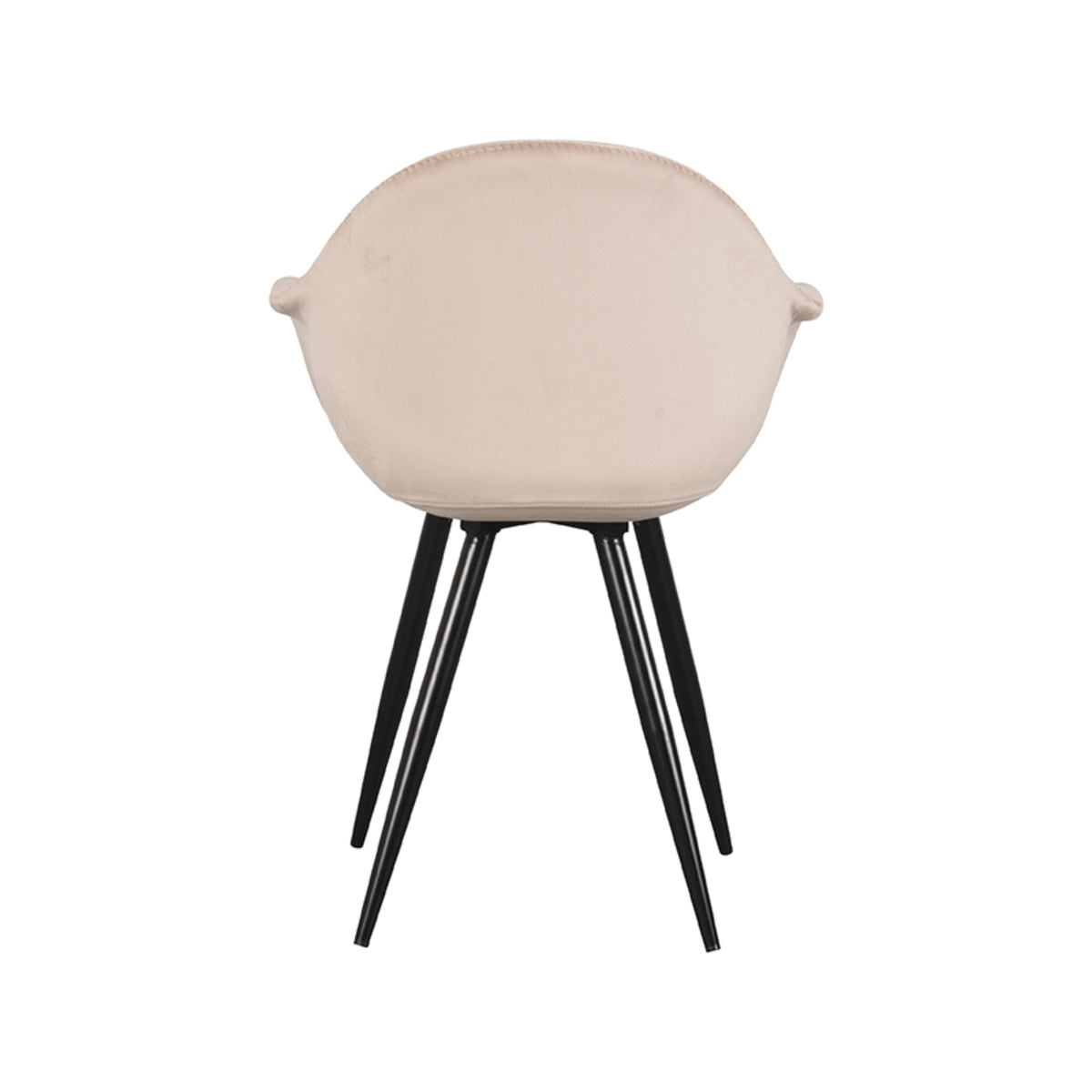 LABEL51 Dining room chair Forli - Sand - Velvet | 2 pcs