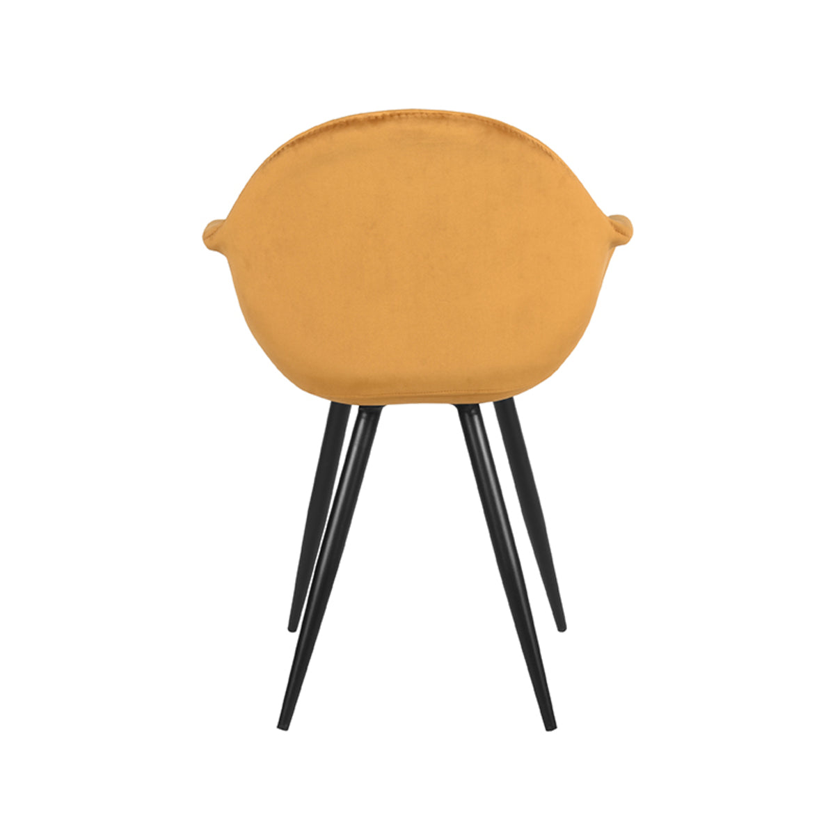 LABEL51 Dining room chair Forli - Ocher - Velvet | 2 pcs