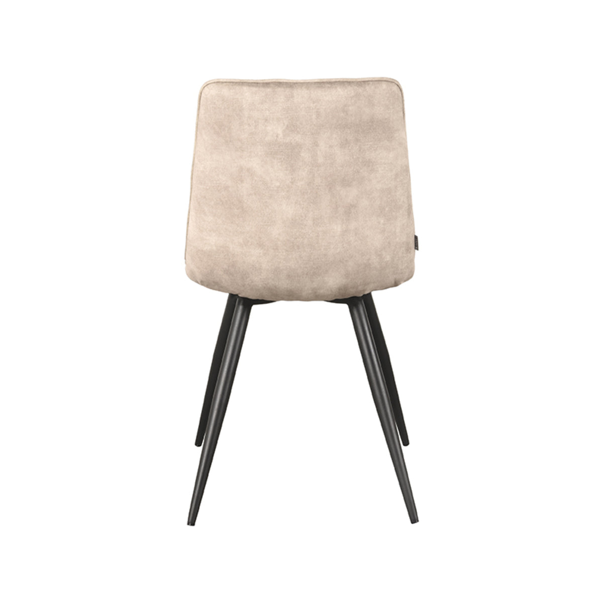 LABEL51 Dining room chair Jelt - Sand - Velours | 2 pcs