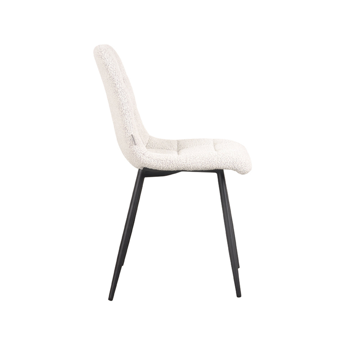 LABEL51 Juul dining room chair - White - Boucle | 2 pcs