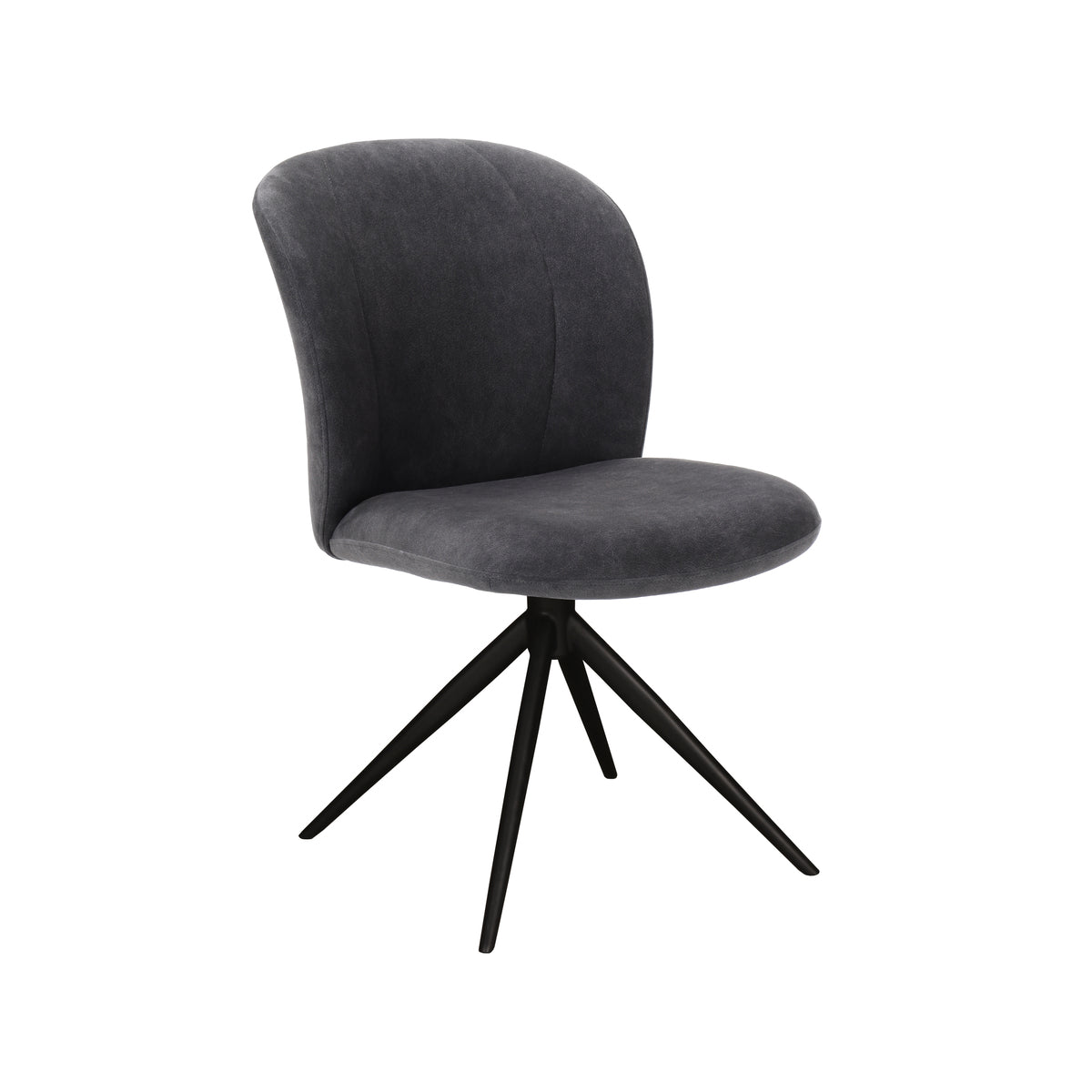 LABEL51 Dining room chair Kimo - Anthracite - Cosmo - Black
