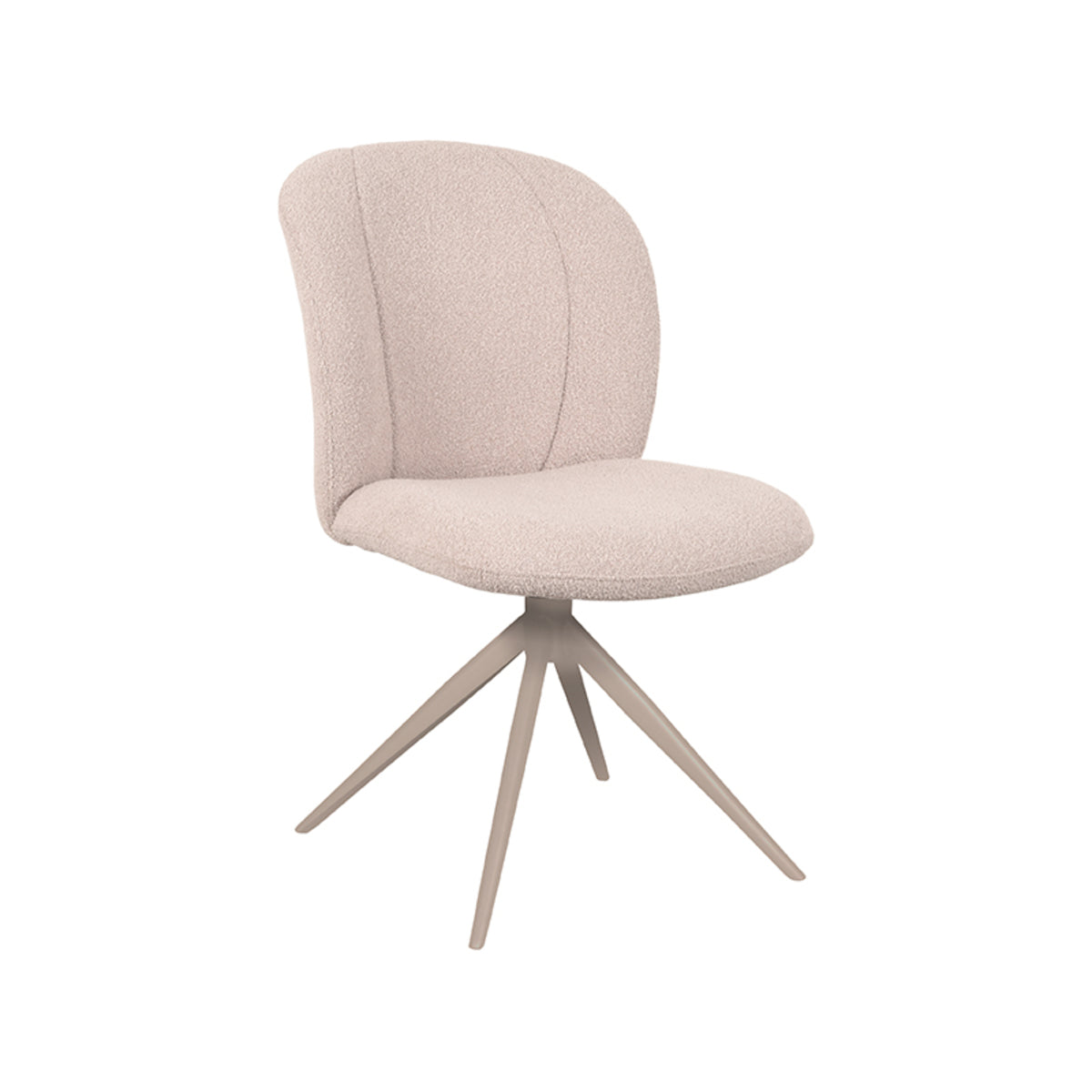 LABEL51 Dining room chair Kimo - Natural - Boucle - Taupe