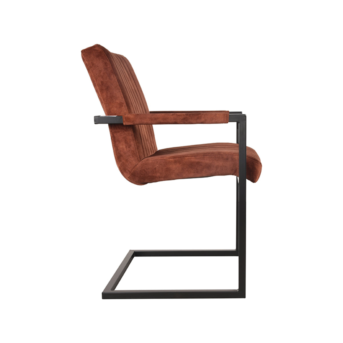 LABEL51 Dining room chair Milo - Rust - Velours | 2 pcs