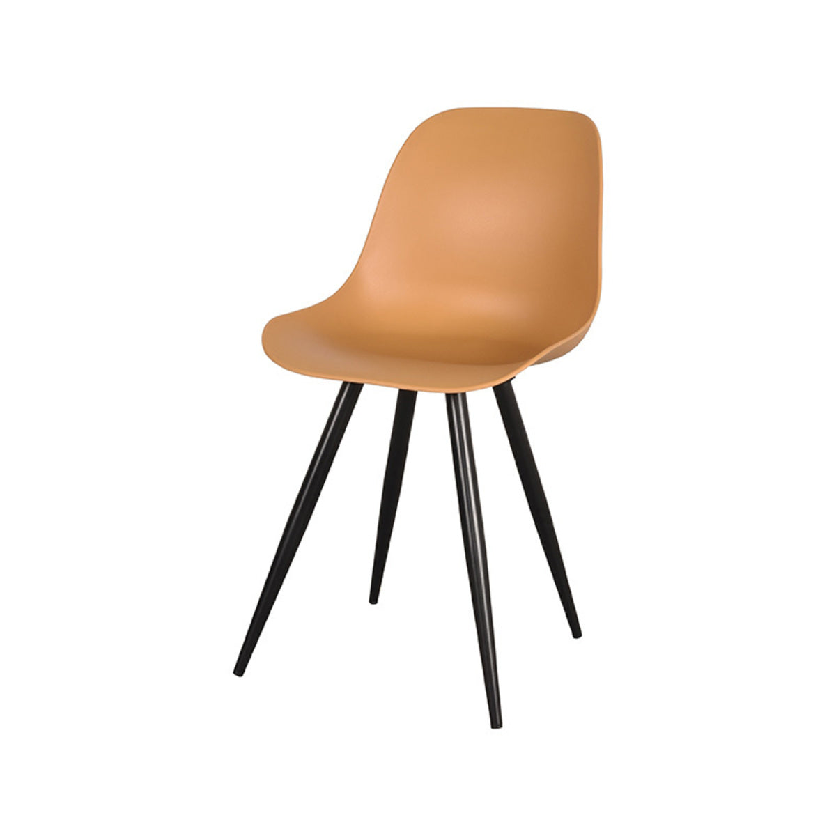 LABEL51 Dining room chair Monza - Ocher - Plastic | 2 pcs